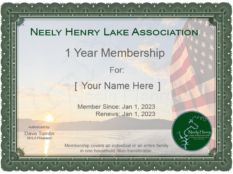 1 Year NHLA Membership